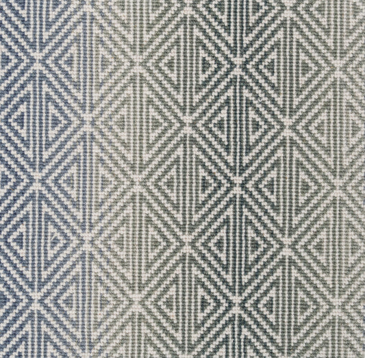 Korey Adriatic Blue and Green Wilton Rug