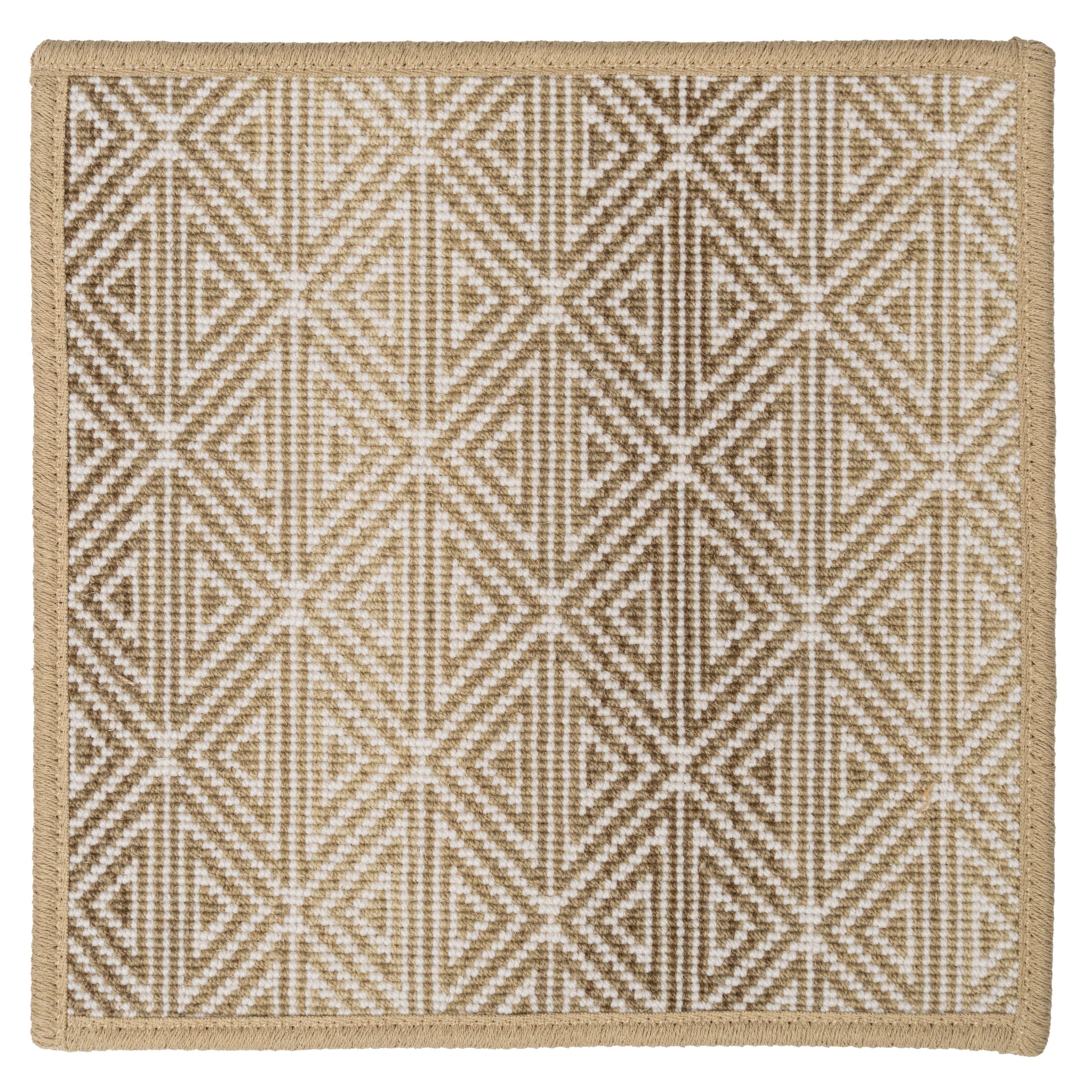 Korey tan wilton rug. Tan geometric rug Luxury geometric rug