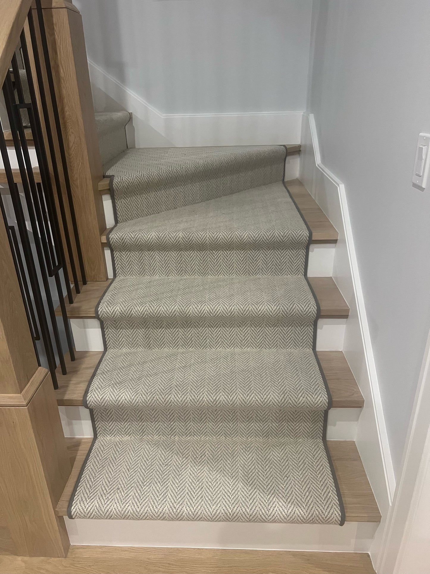 Zambezi Cloud stair runner rug