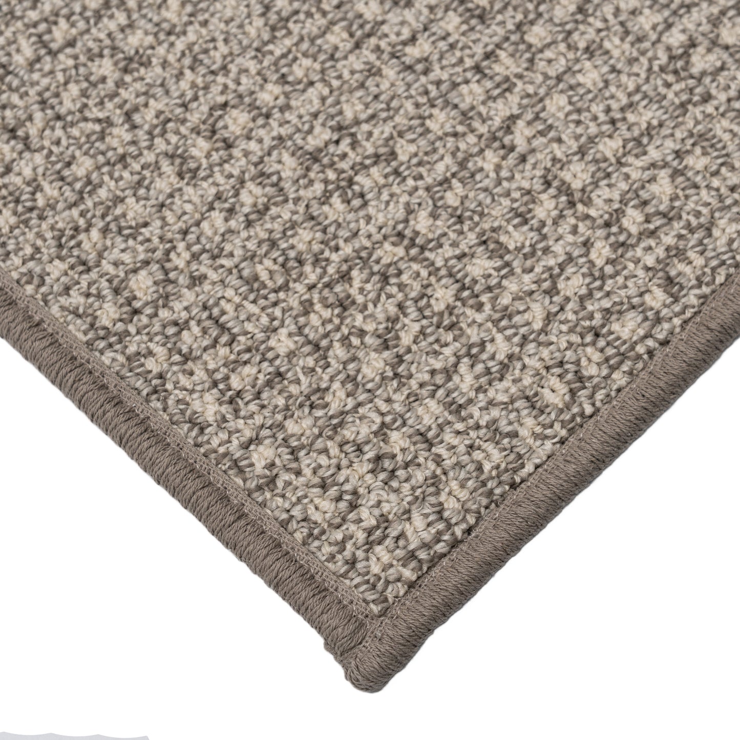 Regalia tufted nylon rug. Cold silver beige neutral tones, subtle pattern rug. Pet friendly rug