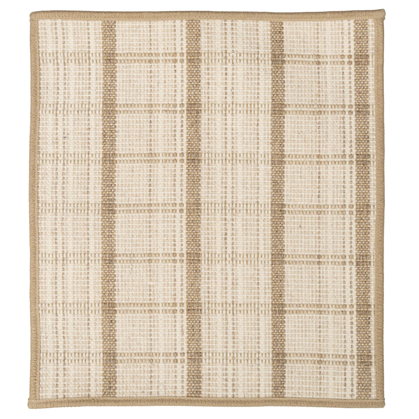 Modern beige geometric pattern area rug