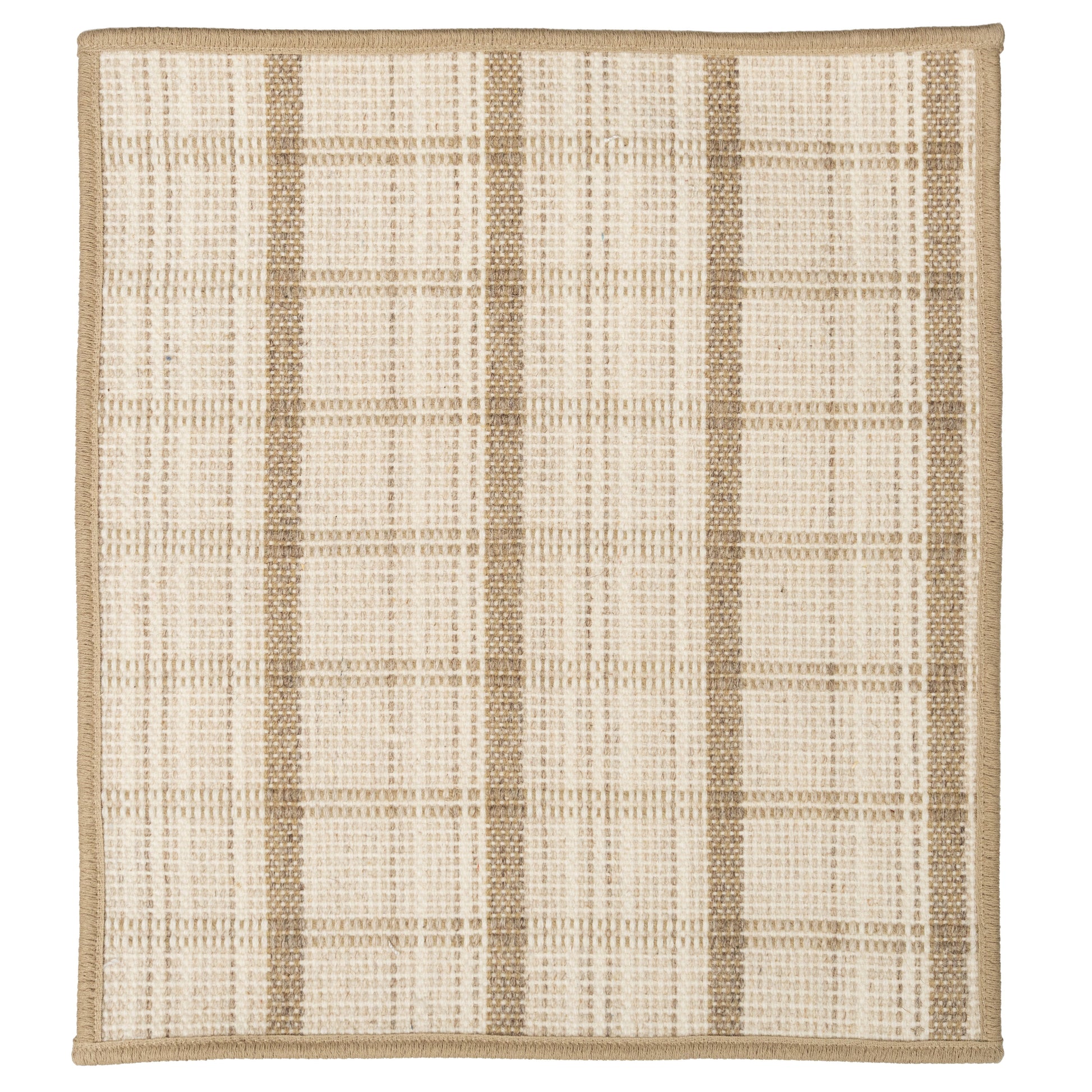 Modern beige geometric pattern area rug
