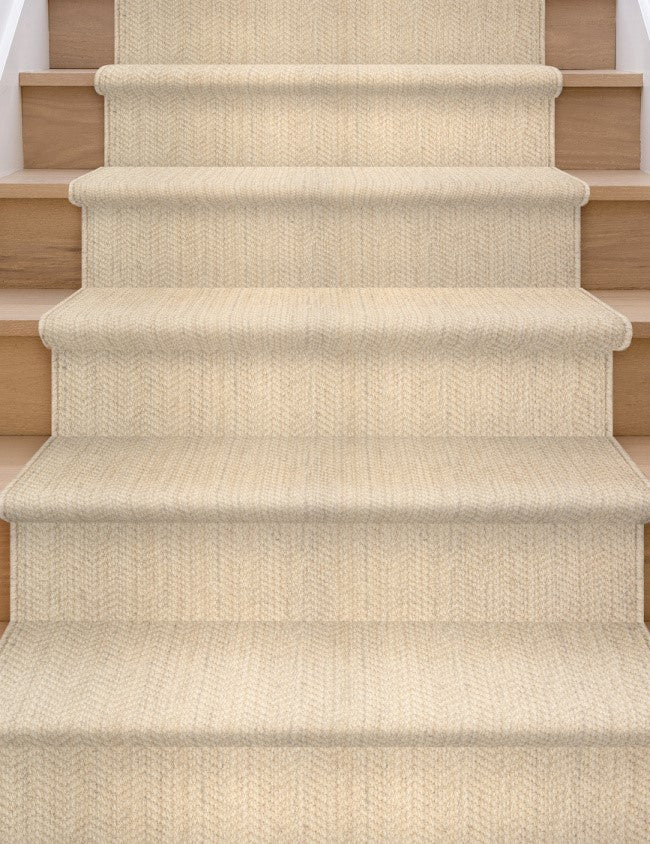 Tai Greige stair runner rug