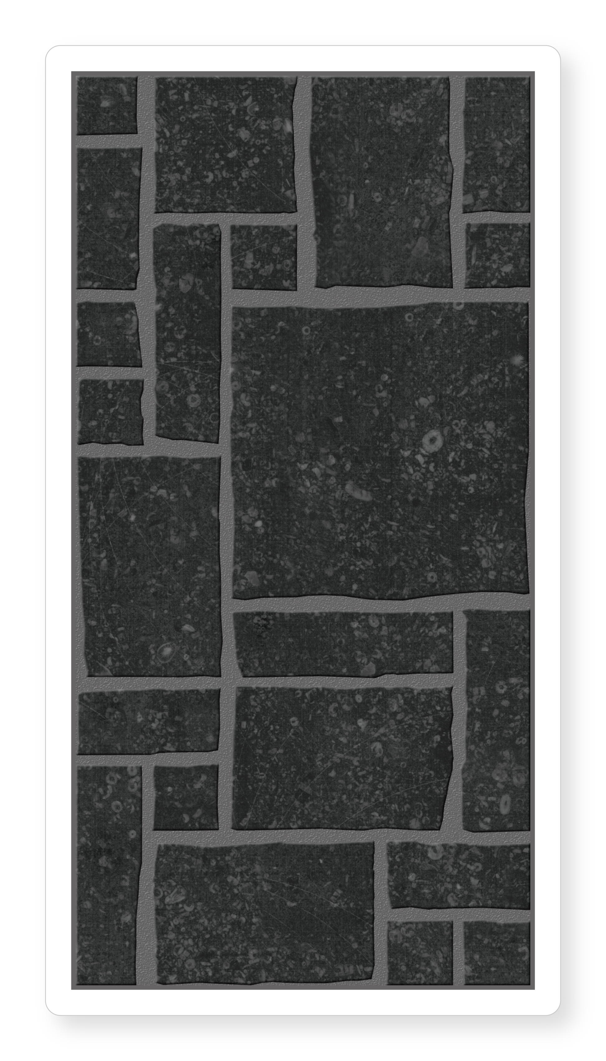 Grand Palazzo Versailles Belgian Bluestone Grey Black Marble Mosaic Tile