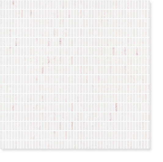 Madison Micro Mosaic Tile. Luxury Micro Mosaic Tile. Micro Stone Tile. Micro Marble Tile White with Soft Rose Touch. Floor and Wall Marble Tile