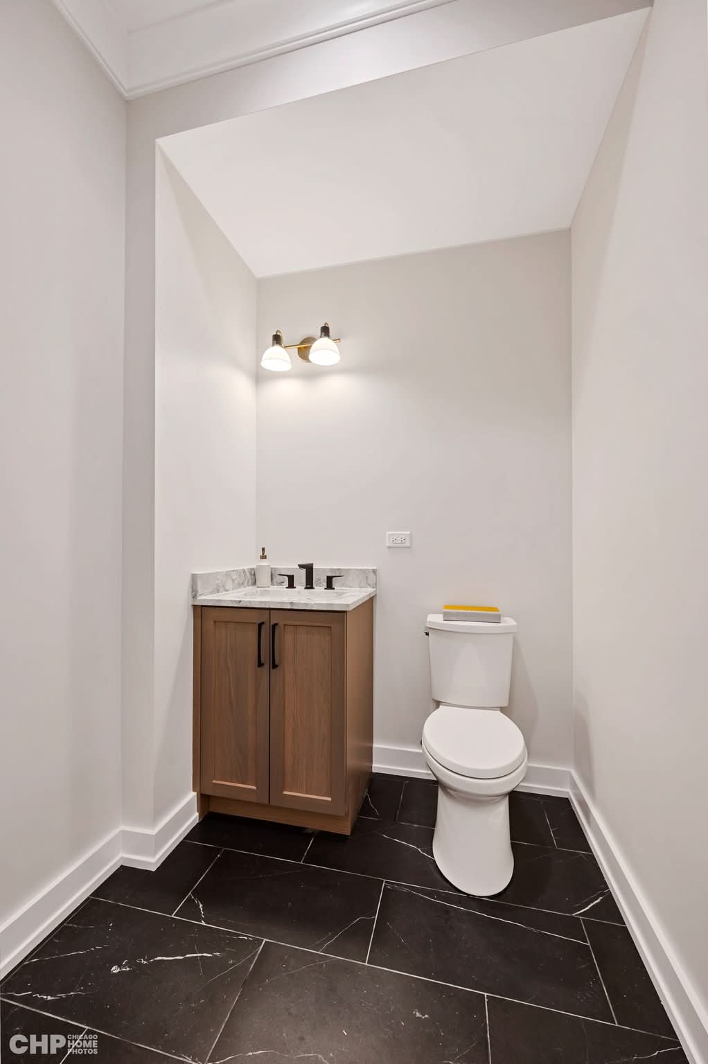 Nero Marquina Black Geometric Marble Mosaic Tile. Luxury Geometric Bathroom Floor Tile