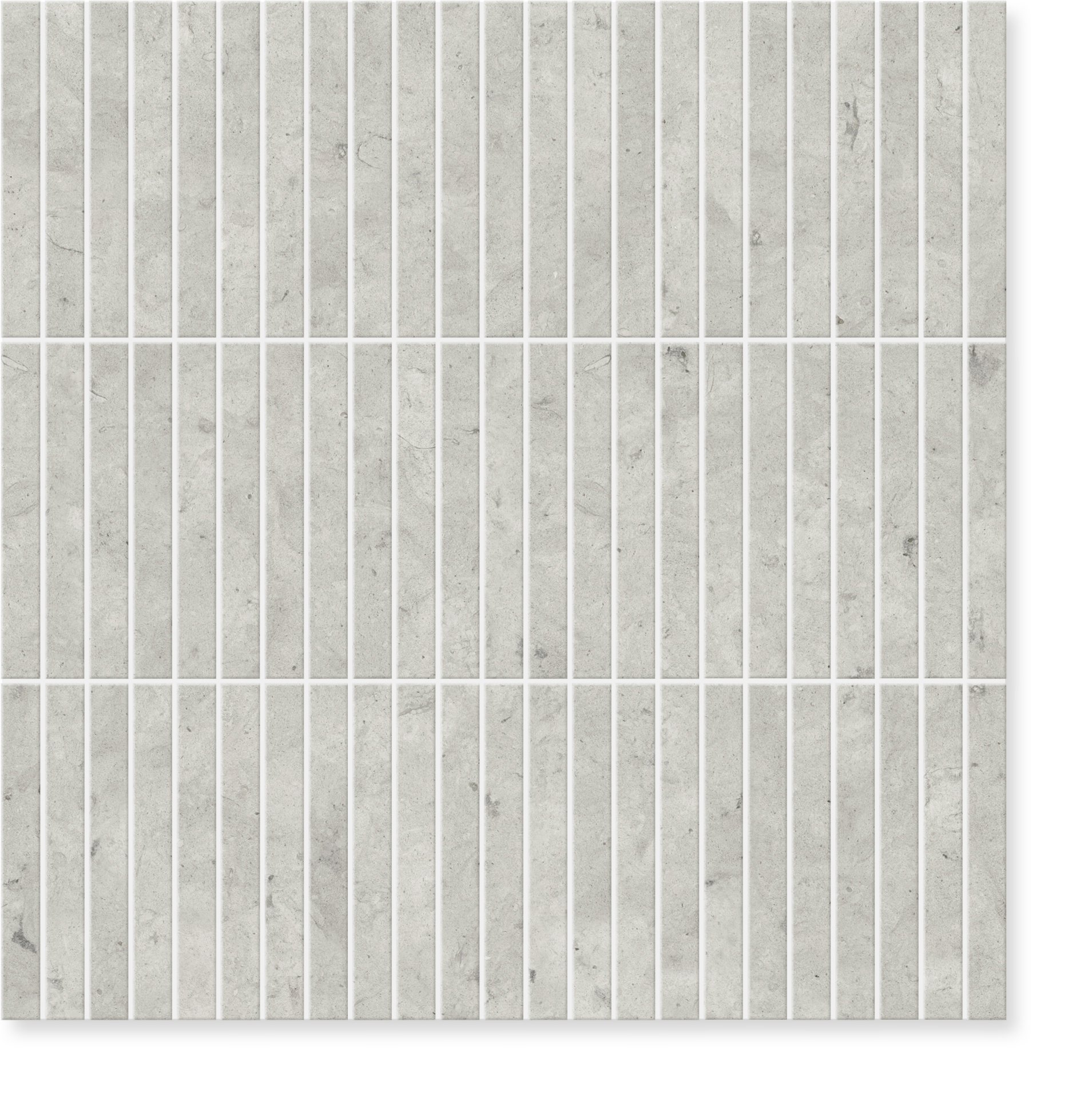 Sticks Grey Marble Mosaic Tile