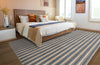 The Beauty of Wool Rugs: Soft, Durable, and Naturally Stylish. Bedroom decorated with a Feng Shui denim blue wool rug