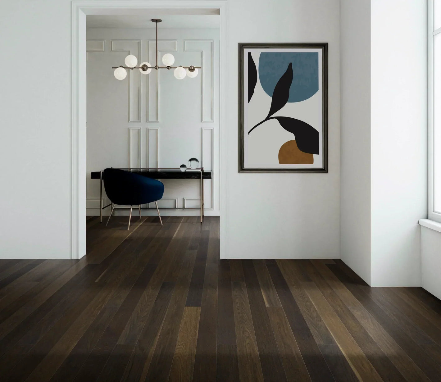 Manor Dusk Hardwood Flooring Open Space Living Room Home Office