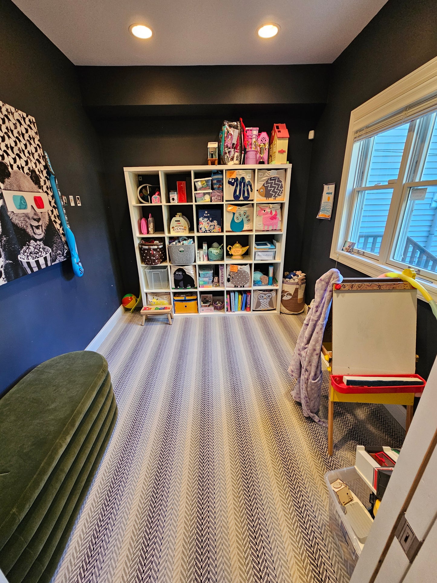 Chevron colorful carpet