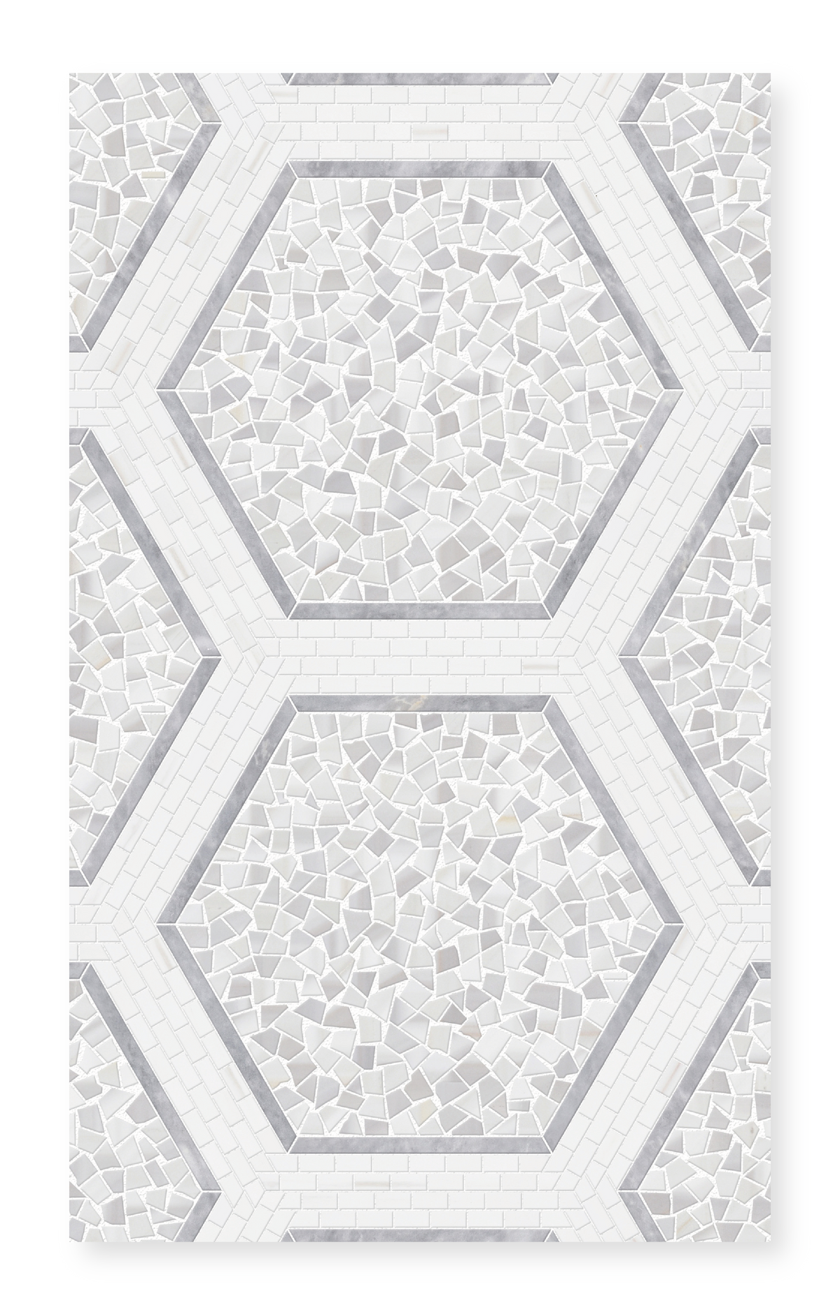 Chain Tile Pattern Hexagon Chain Cool Tile - Stylish & Modern Design – Home Carpet One