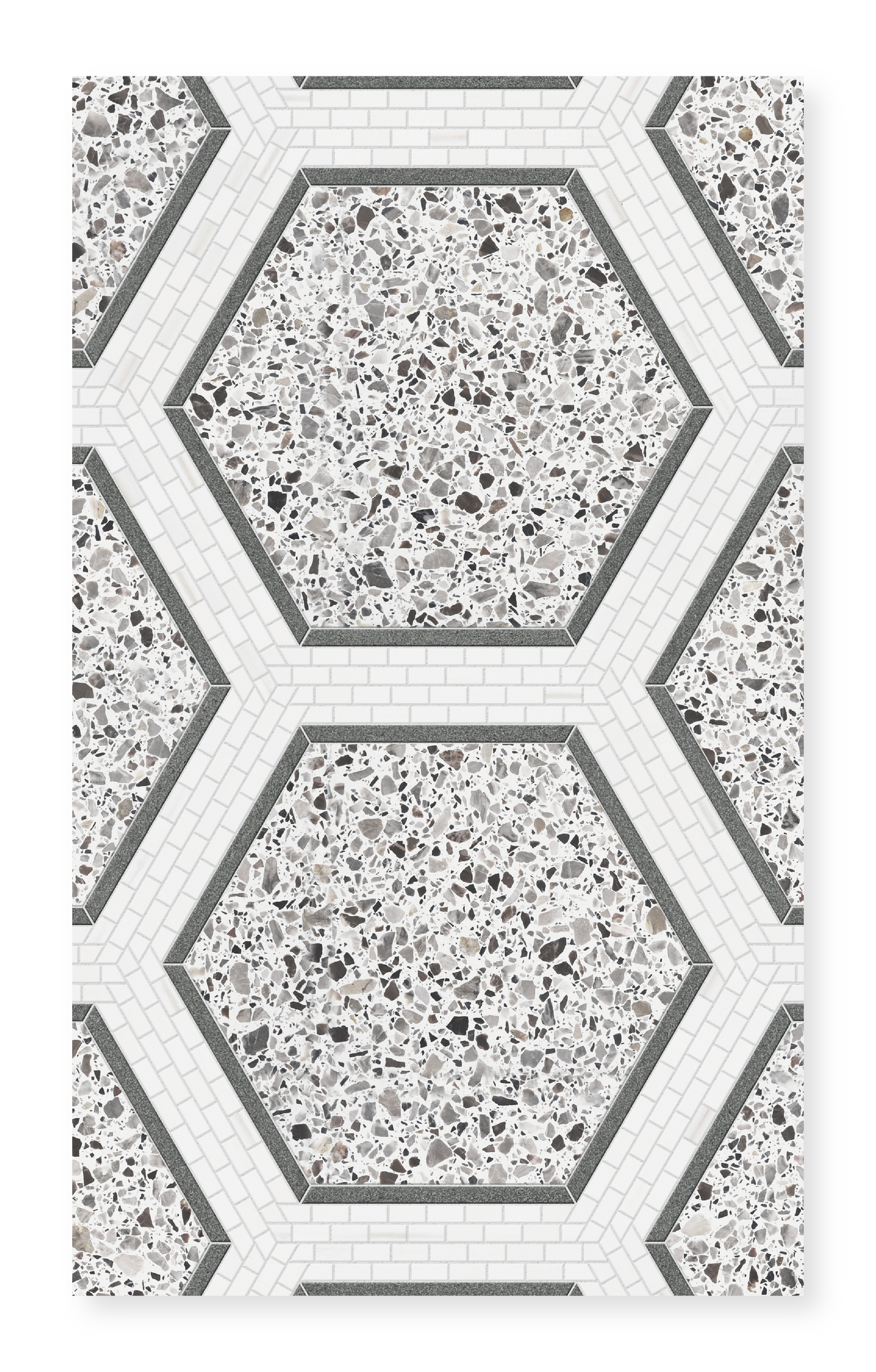 Hexagon Chain Terrazzo