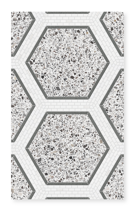 Hexagon Chain Terrazzo