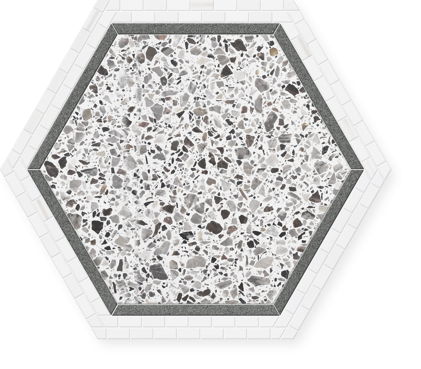 Hexagon Chain Terrazzo