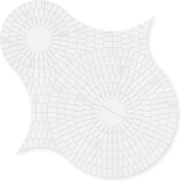 Ripple White Tile - Elegant & Durable Flooring Solution – Home Carpet One